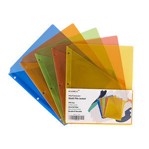 Poly Slash Giacca di File per 3 Ring Binder 3 Fole Binder Organizzatore per studenti e colleghi - Product Image 4