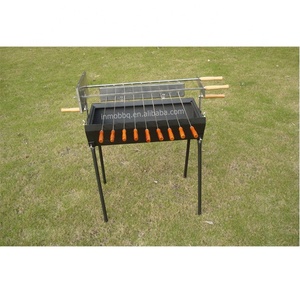 Black Cyprus Grill <strong>Barbeque</strong> Spit with <strong>Small</strong> Kebab Skewers - Product Image 4