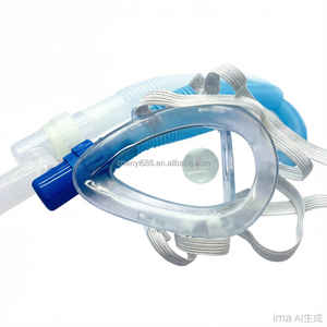 Masque non-réutilisable pour chambre à oxygène <span class=keywords><strong>hyperbare</strong></span> avec tube en PVC, accessoires pour chambre à oxygène, fabriqué par Manufacturer One Box - Product Image 2