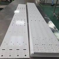 Haute qualité en aluminium blanc led lumière pcb conception personnalisée carte de Circuit imprimé nu pour T5/T8 Tube Batten lumière tulipe