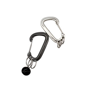 热销耐腐蚀不锈钢骨形登山扣钥匙扣，带钥匙圈，可作为赠品 - Product Image 1