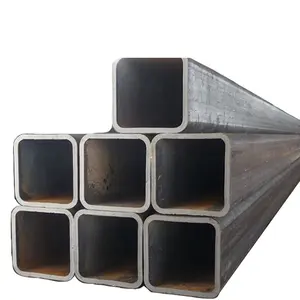 Customized Black Hollow Section Carbon Steel Q235 Square And Rectangular Metal Tube Carbon Steel Pipe Tube