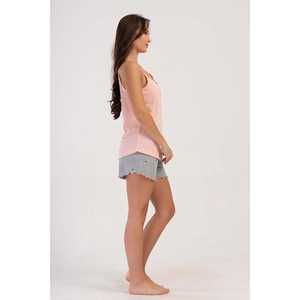 Women's Above Knee Oval <b>Skirt</b> with Rope Holder and Bow Asymmetrical Collar Casual <b>Summer</b> Set XS Size Min. Order 2pcs - Product Image 2