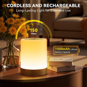 En gros Rechargeable Bluetoothes Haut-Parleur Musique Lumière Musique RGB Lumière Tactile Contrôle Lampe De Chevet pour La Maison - Product Image 4