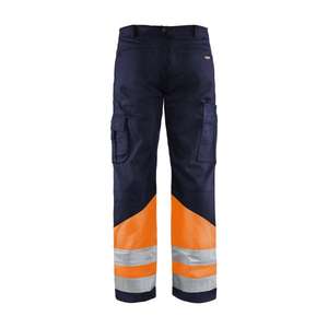 Blaklader-156418118953D88 Hi-Vis กางเกงน้ำเงิน/ส้ม-EAN 7330509401750ชุดทำงาน HI-VIS - Product Image 2