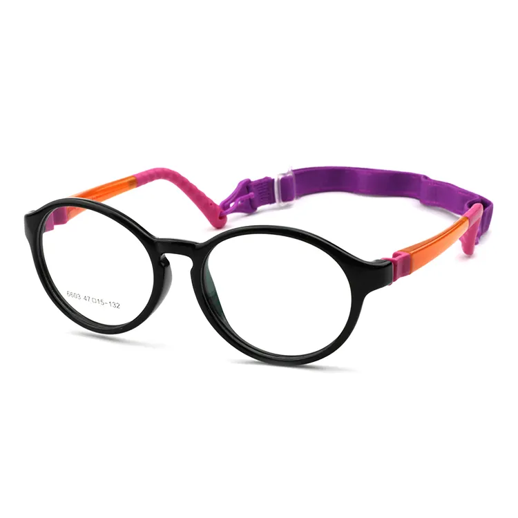 Großhandel Kinderbrille optisches Federscharnier mit Seilen-Kopfbänder für Kinder acryl-Brillenhalter