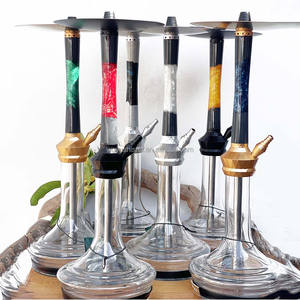 Aureate Atmosphérique En Aluminium Verre Résine Narguilé Shisha Pour Fumer Du Tabac Narguile Sheesha <span class=keywords><strong>Chciha</strong></span> Night Club Bar Lounge Party - Product Image 1