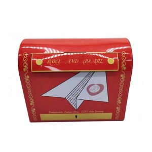 กระป๋องโลหะดีบุกทรงกล่องของขวัญสุดหรูกระป๋องพิมพ์ลายได้ตามต้องการ - Product Image 3