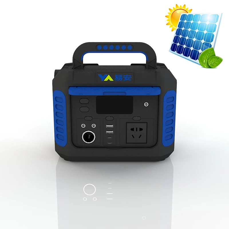 Rechargeable Lithium 300w 500w Solar Charging Portable Power Station Home Outdoor 1