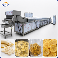 Machines de fabrication de chips de banane et de plantain entièrement automatiques pour l'industrie, avec capacité de production personnalisée