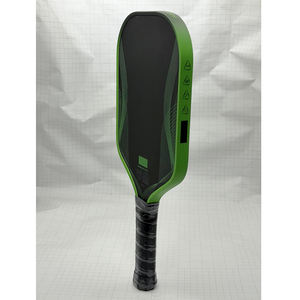 مضرب بيكلبول RAZORX معتمد من USAPA طراز <span class=keywords><strong>Pro</strong></span> IV Monvik Green Razer بسمك 16 مم من الجيل الرابع مع نواة رغوية TFP وتصميم مستطيل من ألياف الكربون توراي - Product Image 6