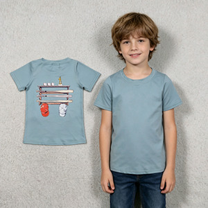 Camiseta de Manga Larga para Niños, Estilo Casual y Transpirable, con Estampado de Perro de Béisbol para el Día del Partido, Ropa de Verano para Hermanos, RTS Boutique - Product Image 1