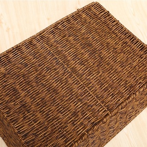 Mạnh mẽ thân thiện với môi PP mây phong cách đa chức năng lưu trữ nhà bếp Giỏ tổ chức hình chữ nhật container đựng thức ăn tủ lạnh - Product Image 3