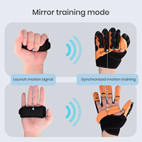 Gant de rééducation pour entraînement miroir, thérapie thermique électrique, exercice de flexion-extension des 5 doigts, pour la récupération post-AVC, gauche et droite