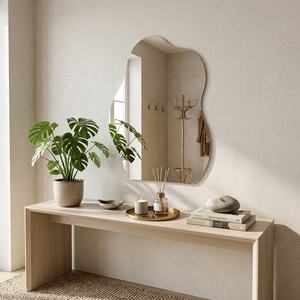 Autocollants muraux en miroir acrylique en forme de nuage personnalisés, miroirs incassables pour la décoration murale de la maison - Product Image 3