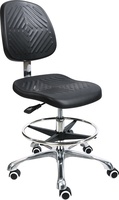 Chaise antistatique ESD réglable en hauteur pour laboratoire avec composants en alliage d'aluminium