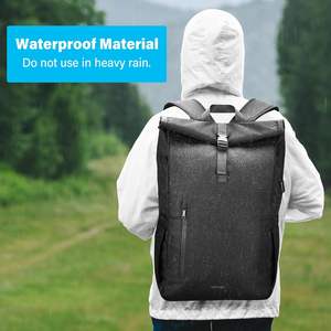 Free Sample Casual Sports Travel School Student Large Capacity Laptop <b>Backpack</b> <b>Waterproof</b> <b>Roll</b> <b>Top</b> Oxford Design for Men - Product Image 2