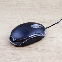 Nouvelle Souris Filaire M010 2026 – Mini Souris Optique USB LED Ergonomique à Prix Abordable avec Câble pour Ordinateurs Portables et de Bureau