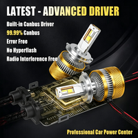 Kit de conversion de phares LED RISING Professional 320W 30000LM H4 H7 9005 9006 6500K Blanc DC9-36V avec ventilateur