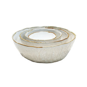 Ensemble de saladiers style pierre ensemble de <span class=keywords><strong>vaisselle</strong></span> en céramique ensemble d'<span class=keywords><strong>assiettes</strong></span> et de bols ronds en porcelaine pour la maison - Product Image 5