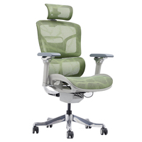 Accoudoir 6D Support lombaire réglable Chaise de patron de luxe Chaise de jeu en maille grise Chaise de bureau ergonomique