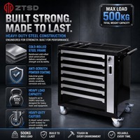Chariot d'entretien de machines, armoire de rangement roulante verrouillable pour pulvérisation électrostatique antirouille, OEM OBM, charge 300 kg