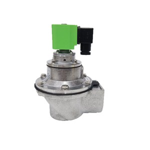 Vanne à impulsion à angle droit de type sac Dmf, électrovanne 20 25 40S 50S 62S, diaphragme en aluminium pour air, filetage femelle - Product Image 4