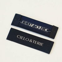 Étiquettes tissées en satin personnalisées, multicolores, pour vêtements, étiquettes de col, production rapide, directement de l'usine, OEM, marquage de vêtements, respectueuses de l'environnement
