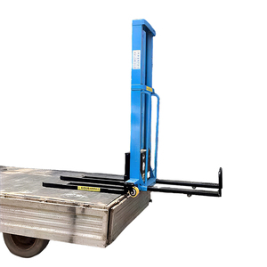 Apilador eléctrico de paletas con control remoto, capacidad de 1 tonelada, apilador de montacargas montado en camión de carga a la venta - Product Image 1