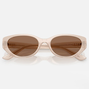 Timeless Trend Elegant Light <b>Brown</b> Cat-Eye Sunglasses <b>Tinted</b> Lenses UV Protection Eyewear for Daily Party Use Sunglasses - Product Image 3
