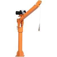 Nouveau treuil électrique télescopique rotatif à 360 degrés portable 24v 1 tonne Mini grue montée sur véhicule