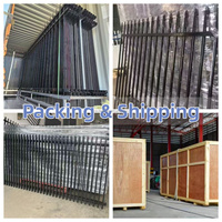 Ecologisch verantwoorde, waterdichte, gepoedercoate metalen schuttingpanelen voor buitengebruik (1,8m x 3,6m), gegalvaniseerd stalen hekwerk