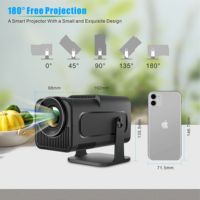 Hotack HY320 Smart Android TV proyector de alto brillo Full HD 1080P portátil LCD película Beamer Mini proyector 4K Venta caliente