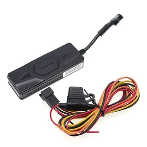 Motorcycle bike vehicle automotive GPS tracking device center console 4G overspeed alarm GPS wire tracker with cable