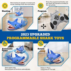 Giocattoli <span class=keywords><strong>Squalo</strong></span> Telecomandati per Bambini, Robot Ricaricabile con Azione Realistica di Morso, Giocattoli Interattivi RC - Product Image 6