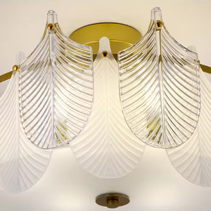 Lámpara de araña montada en superficie de nuevo diseño, dormitorio, sala de estar, cubierta de pantalla de vidrio esmerilado, lámpara colgante de techo - Product Image 6