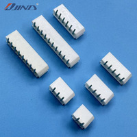 Connecteur PCB JINDA 2564-AW 2,5 mm 2-10 broches, contact fil-carte, boîtier plastique coudé à 90 degrés, montage sur carte
