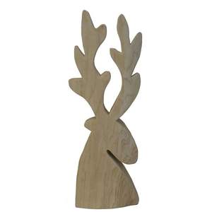 Renne en bois H. 58X18CM - Product Image 1