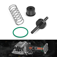 Thermostat basse température en aluminium billette BEVINSEE 6061 pour BMW Série 3 E90 E92 F30 335i 2009-2014 E82 Coupé 135i