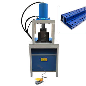 Machine de poinçonnage de tubes métalliques industriels |   Système hydraulique semi-automatique à poste simple/double - Product Image 1