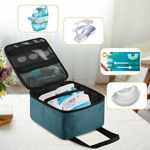 Bolsa DE TRANSPORTE DE VIAJE PARA <span class=keywords><strong>Navage</strong></span> Sistema de riego <span class=keywords><strong>nasal</strong></span> Encimera Caddy Neti Pot Almacenamiento Limpiador de nariz portátil Organizador de senos paranasales - Product Image 5