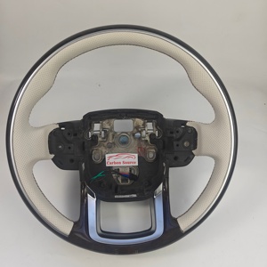 Volante Deportivo de Cuero y <span class=keywords><strong>Nogal</strong></span> de Alta Calidad TY para Modelos Land Rover Range Rover y Discovery con - Product Image 1