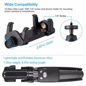 Nouveau Mini Trépied Portable I20 2026 avec Support Rotatif à 360° pour Téléphone, Idéal pour Diffusion en Direct et Voyages - Product Image 6