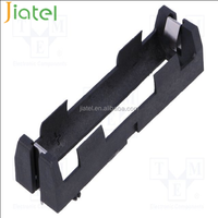 Support de batterie 18650 à 1 emplacement, boîtier de batterie lithium-ion 3,7 V, kits DIY avec connecteur à broches pour montage sur carte PCB