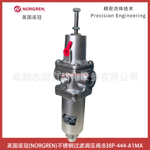 วาล์วลดแรงดันนอร์เกรน B38P-444-A1MA สแตนเลส 1/4 นิ้ว แก๊ส นิวเมติก - Product Image 1