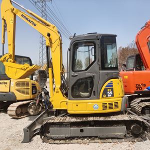 Miniexcavadora Komatsu Pc55 Usada en Excelentes Condiciones, Modelo 2022, Motor y Bomba 100% Originales de Japón, Equipo de Construcción en Venta - Product Image 4