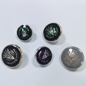 Nhà Máy Bán Buôn Kim Loại Nút Màu <span class=keywords><strong>Dot</strong></span> Dầu Ngón Chân Cao Tay Khâu Nút Vàng Phù Hợp Với Nút Áo - Product Image 4