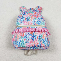 Sacs à dos scolaires en gros, sacs à dos imperméables pour enfants, sacs à dos mignons à imprimés volants pour filles, sacs à livres, vente directe d'usine