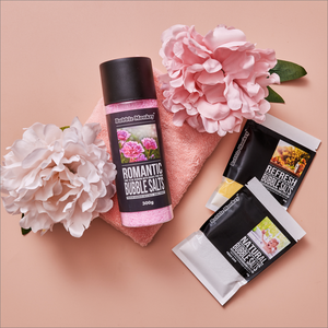 Sels de bain romantiques à bulles infusés de pétales de rose Bain de luxe parfumé au jasmin et à la lavande Sel de mer naturel Sel d'Epsom en vrac Fabriqué en Corée - Product Image 2