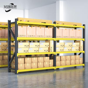 Estanterías Industriales de Hierro para Almacén o Garaje, Gabinetes con Recubrimiento en Polvo, Estanterías Metálicas Apilables, Expositores de Acero y Unidades de Estanterías Altas - Product Image 4